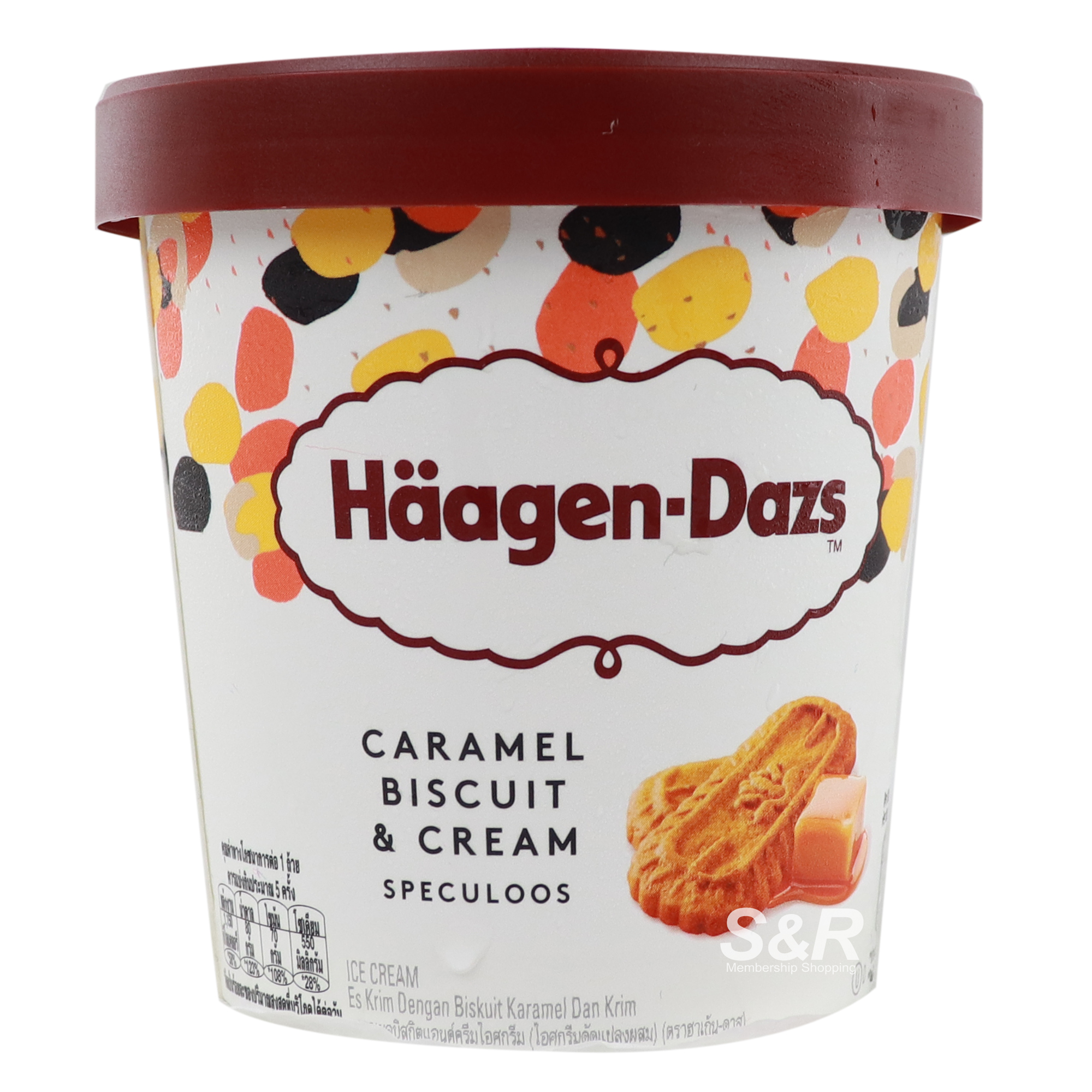 Haagen-Dazs Ice Cream Caramel Biscuit and Cream Speculoos Flavor 473mL